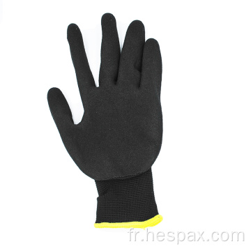 Gants de sécurité en mousse de latex anti-glissade HESPAX